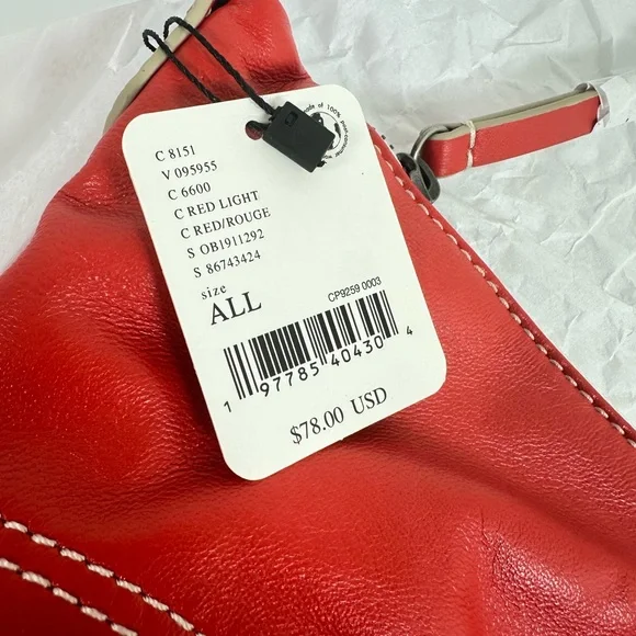 Free People Real World Clutch in Red NWT - Picture 11 of 15